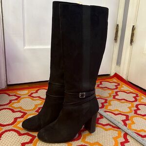 Elegant Black Knee-High Women's Boots